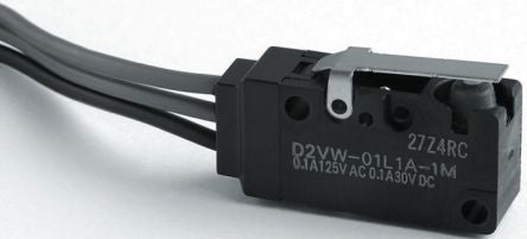 Omron Short Hinge Lever Micro Switch, Pre-Wired Terminal, 5A, 250 V ac, SPDT, IP67
