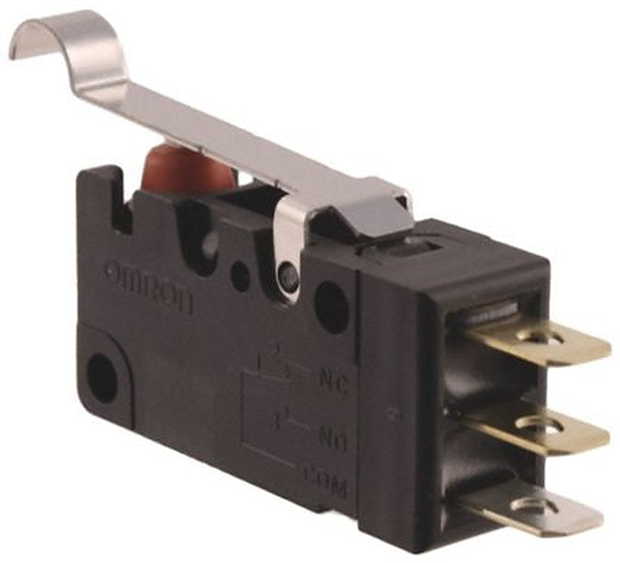 Omron Simulated Roller Lever Micro Switch, Solder Terminal, 5A, 250 V ac, SPDT, IP67