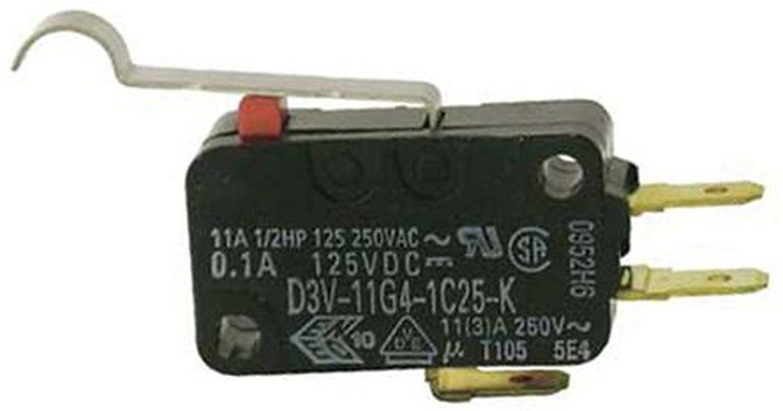 Omron Simulated Roller Lever Micro Switch, Quick Connect Terminal, 11 A, 250 V ac, SPCO, IP40
