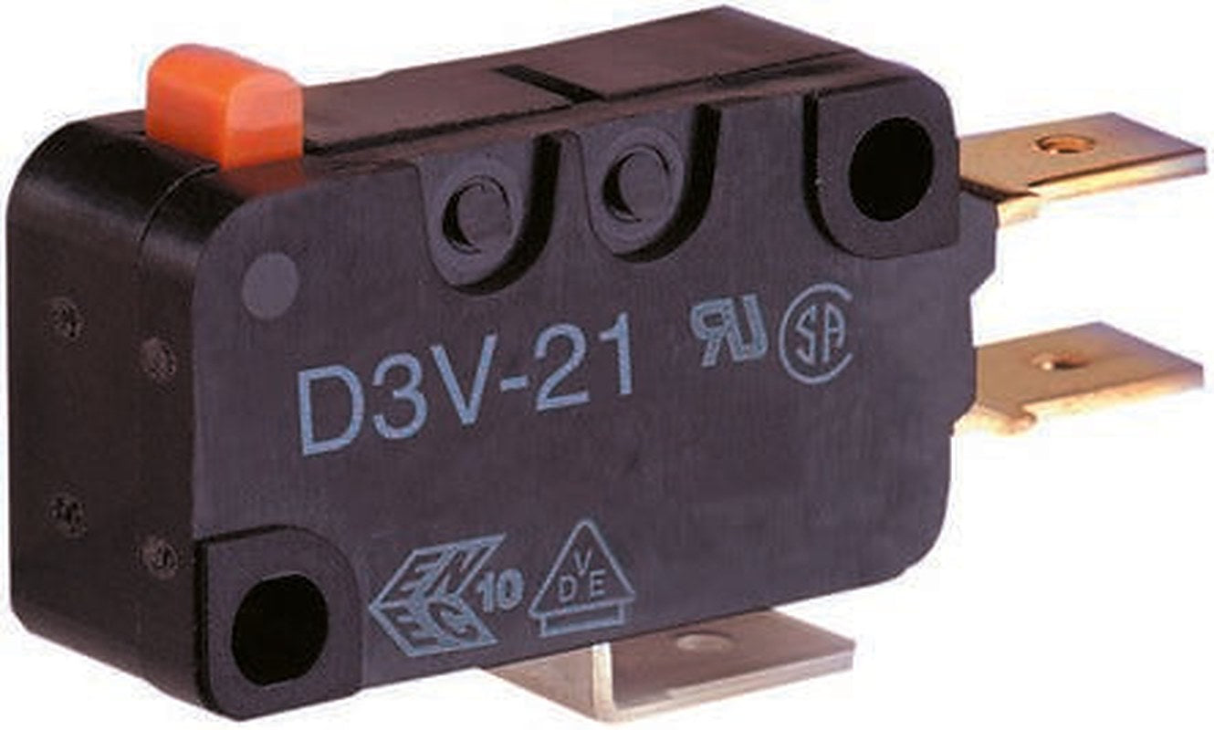 Omron Simulated Roller Lever Micro Switch, Solder Tab Terminal, 16A, 250 V ac, SPDT, IP40