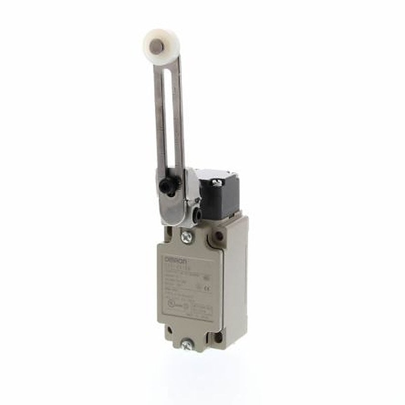 Omron D4B-@N Series Adjustable Roller Lever Limit Switch, IP67, Metal Housing, 400V ac, 2A