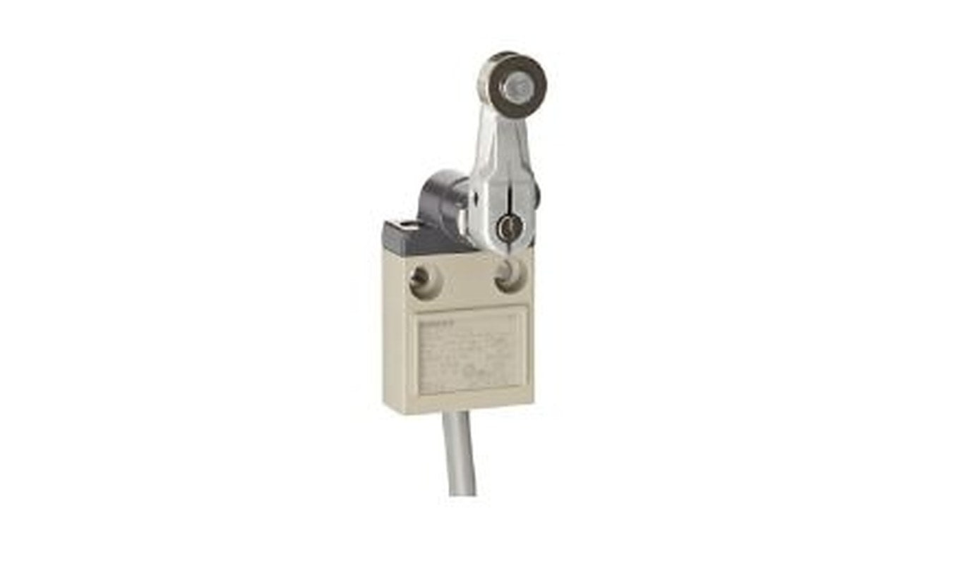 Omron D4C Series Roller Lever Limit Switch, IP67, 250V ac
