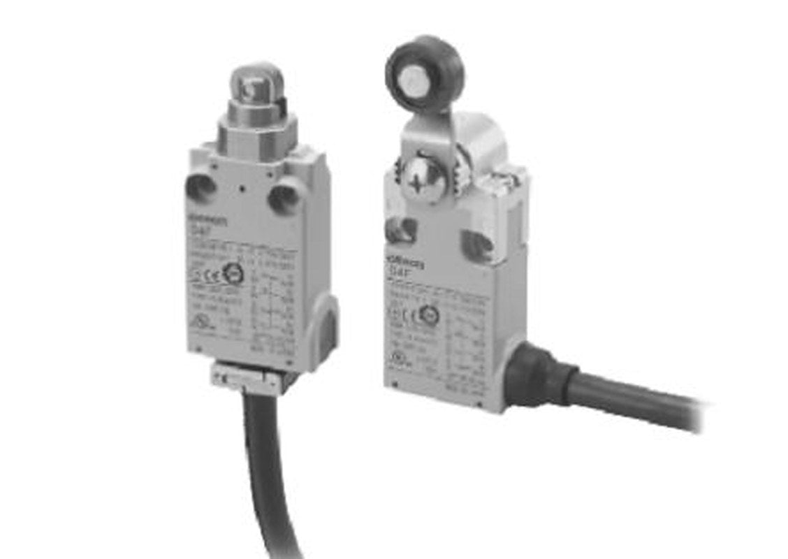 Omron D4F Series Roller Plunger Safety Limit Switch, 1 NO/1 NC, IP67