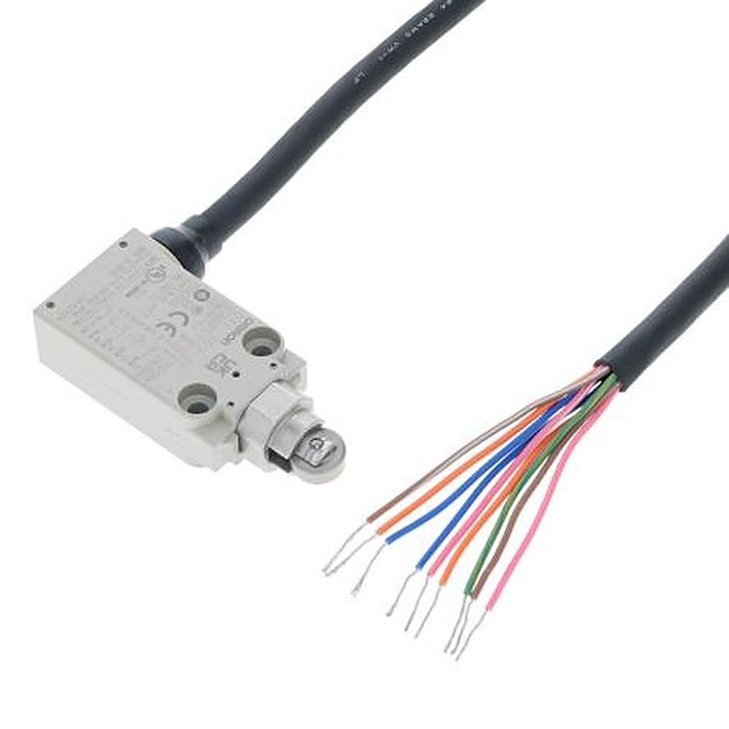 Omron D4F Series Roller Plunger Safety Limit Switch, 2 NO/2 NC, IP67, Metal Housing, 240V, 0.75A