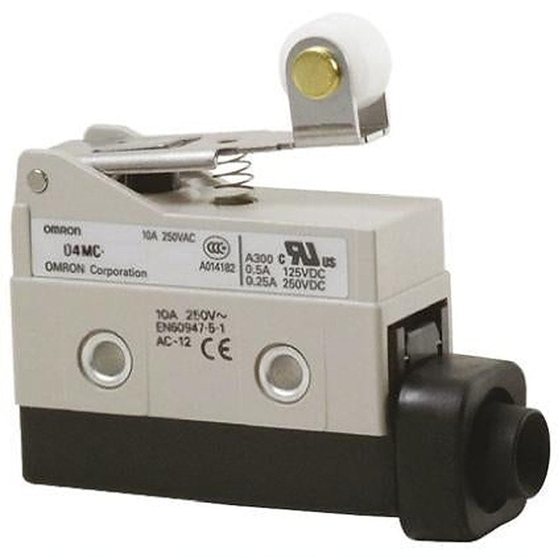 Omron D4MC Series Lever Limit Switch, 1 NO/1 NC, IP67, Metal Housing, 480V