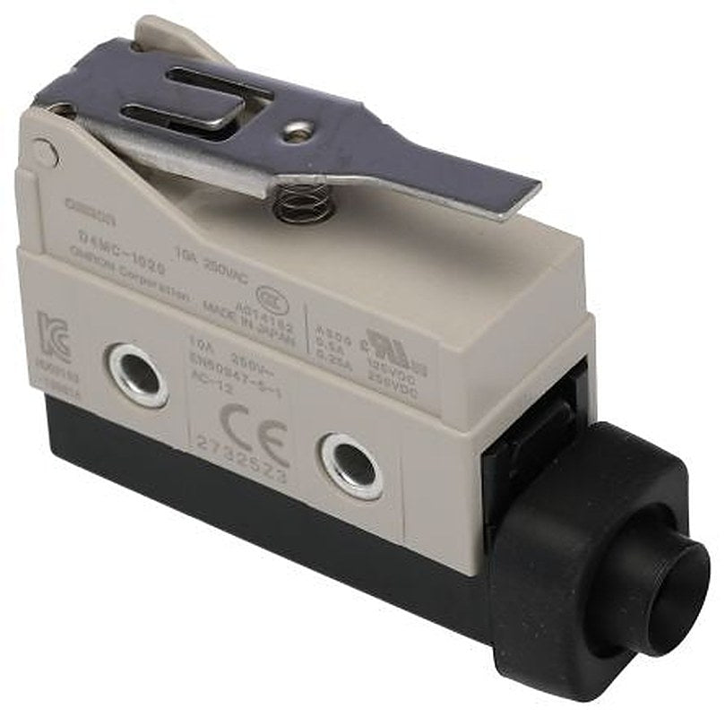 Omron D4MC Series Lever Limit Switch, 1 NO/1 NC, IP67, Metal Housing, 480V ac, 10A