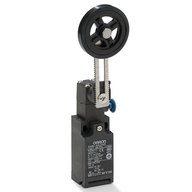 Omron D4n Series Adjustable Roller Lever Limit Switch, 1 NO/1 NC, IP67, Metal Housing, 240V, 10A