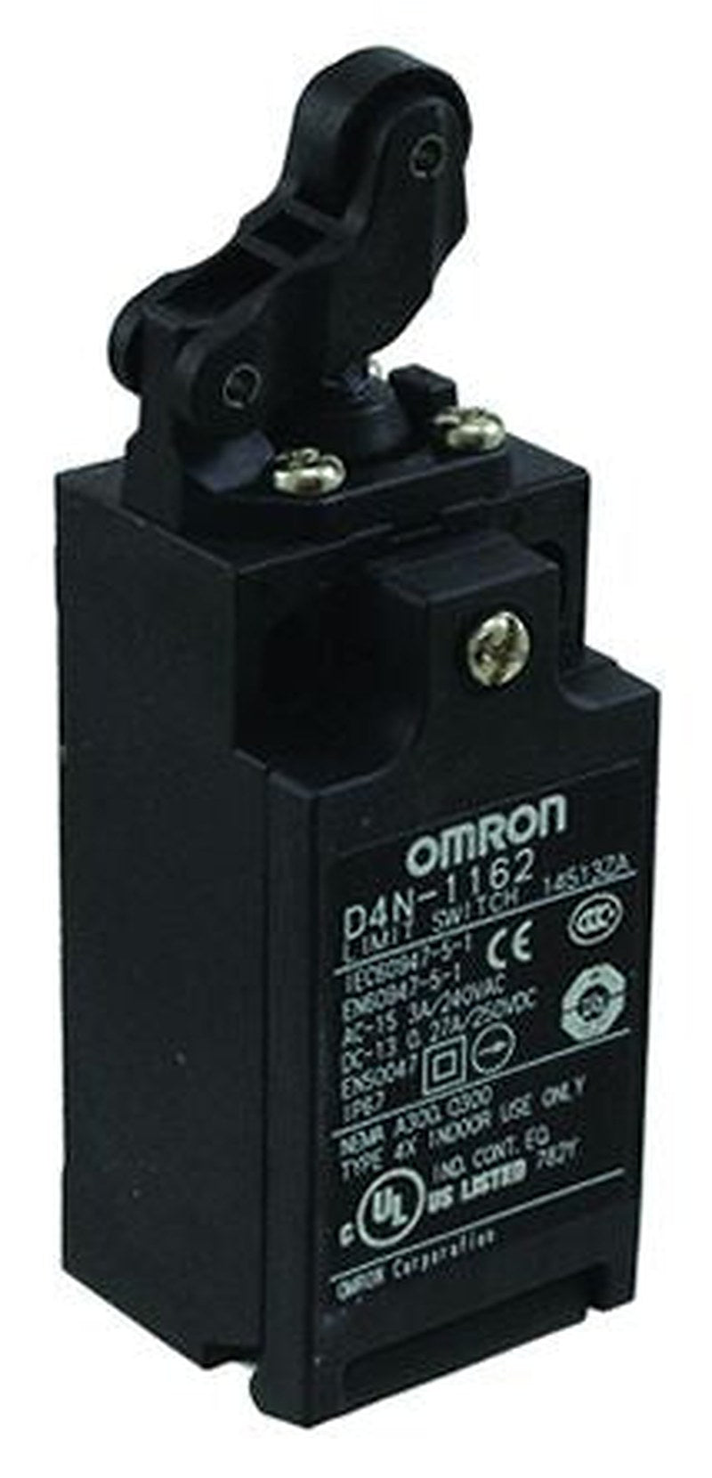 Omron D4N Series Roller Lever Top Plunger, NO/NC, IP67, DPST