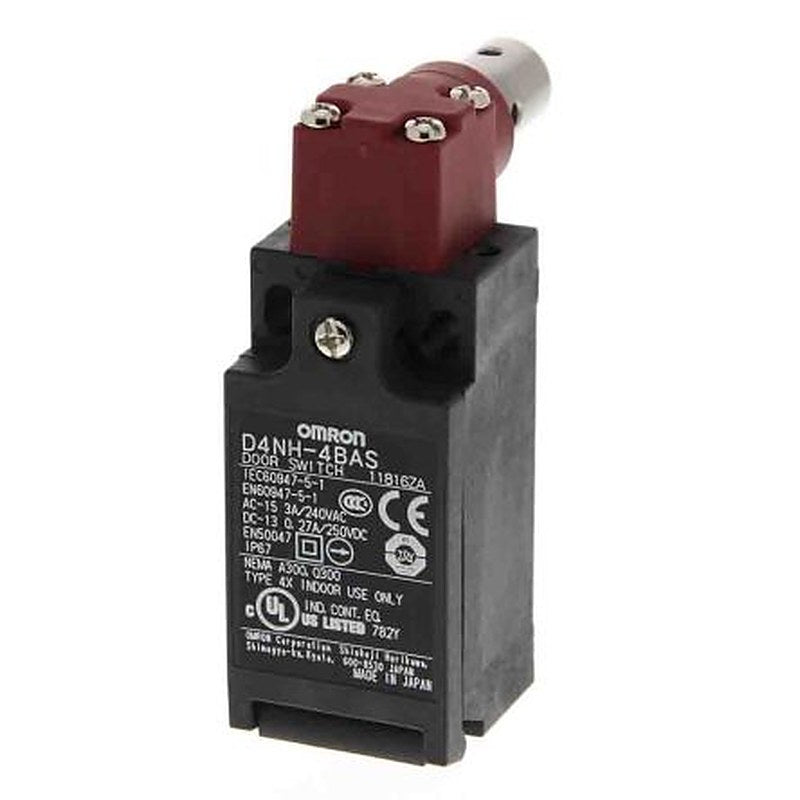 Omron D4n Series Roller Lever Limit Switch, 1 NO/1 NC, IP67, Metal Housing, 240V