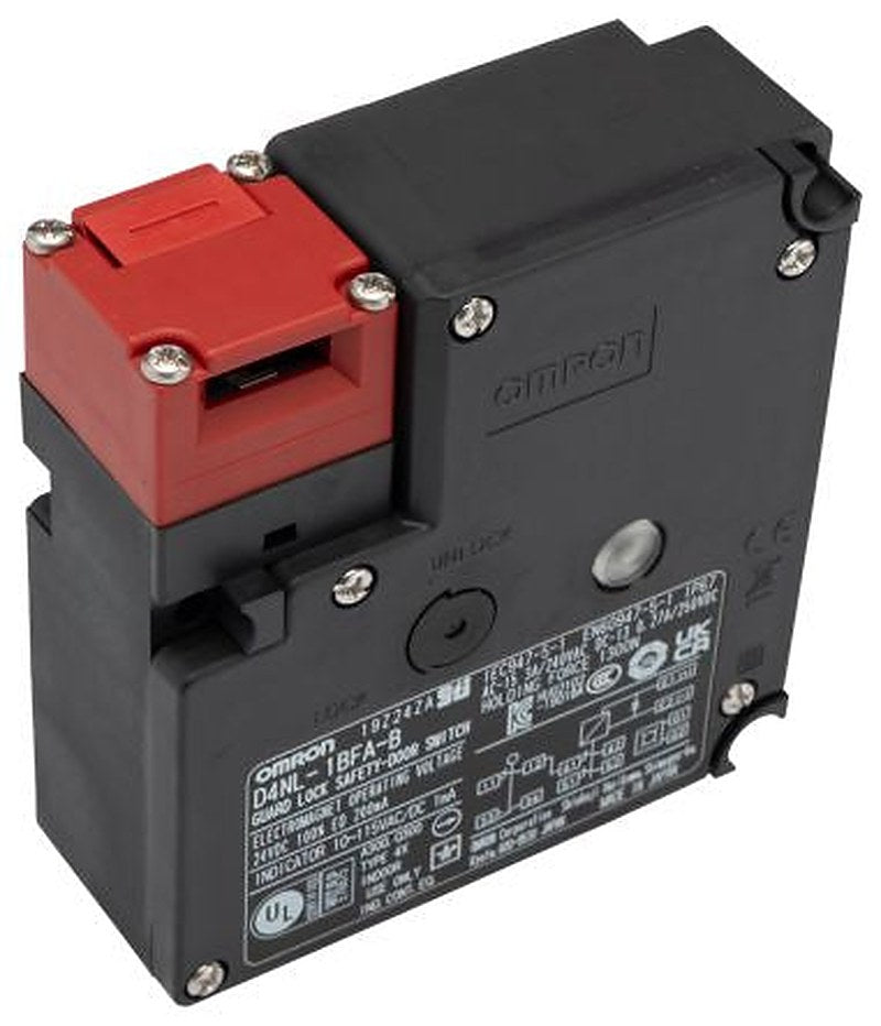 Omron D4NL Solenoid Interlock Switch, Plastic