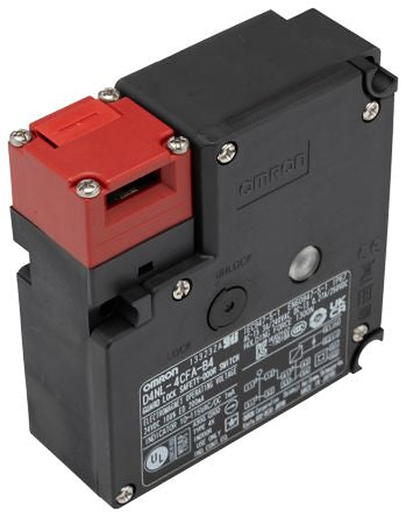 Omron D4NL Series Solenoid Interlock Switch Power to Lock/Unlock