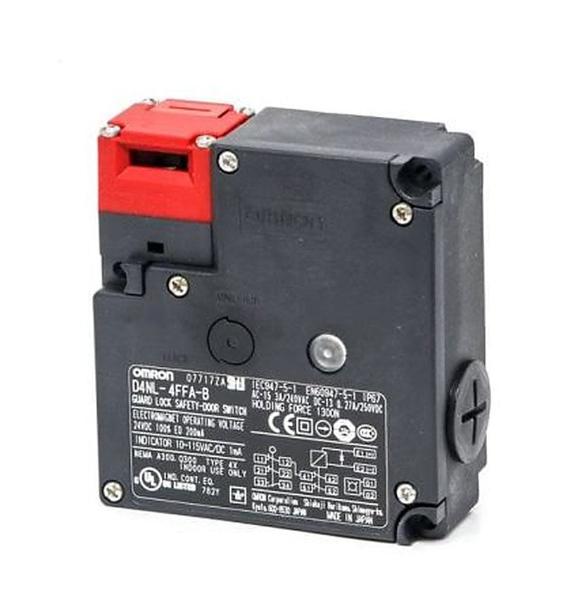 Omron D4NL Series Solenoid Interlock Switch, Power to Lock