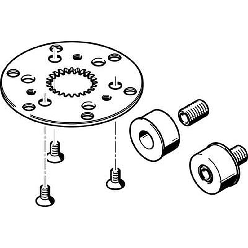 Festo Connection Kit DADM-CK-65-3, For Use With Pneumatic Cylinder & Actuator