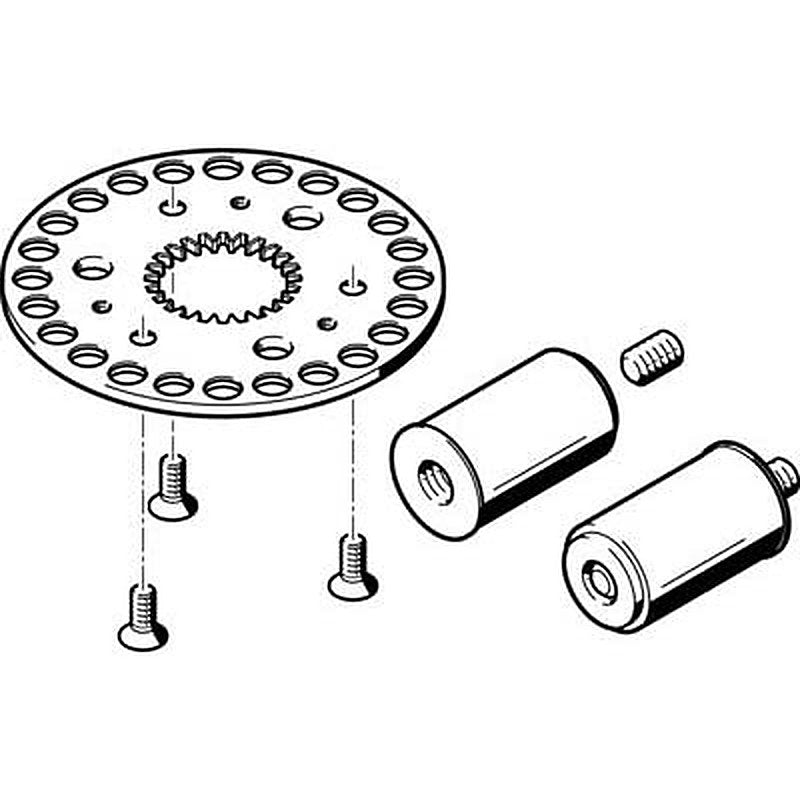 Festo Connection Kit DADM-CK-90-24, For Use With Pneumatic Cylinder & Actuator