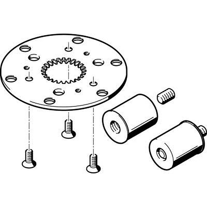Festo Connection Kit DADM-CK-90-6, For Use With Pneumatic Cylinder & Actuator