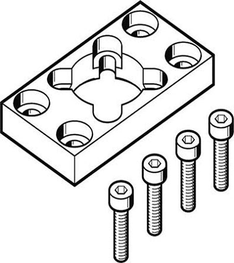 Festo Connection Kit DAMF-F7-20, For Use With Cylinder Mounting