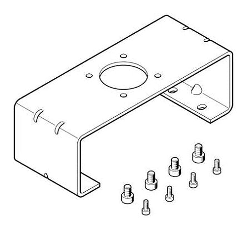 Festo Mounting Adapter DARQ-K-P-A2-F05-30-R1, For Use With Pneumatic Cylinder & Actuator