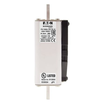 Eaton 100A Tag Fuse L 1500V, 159 mm