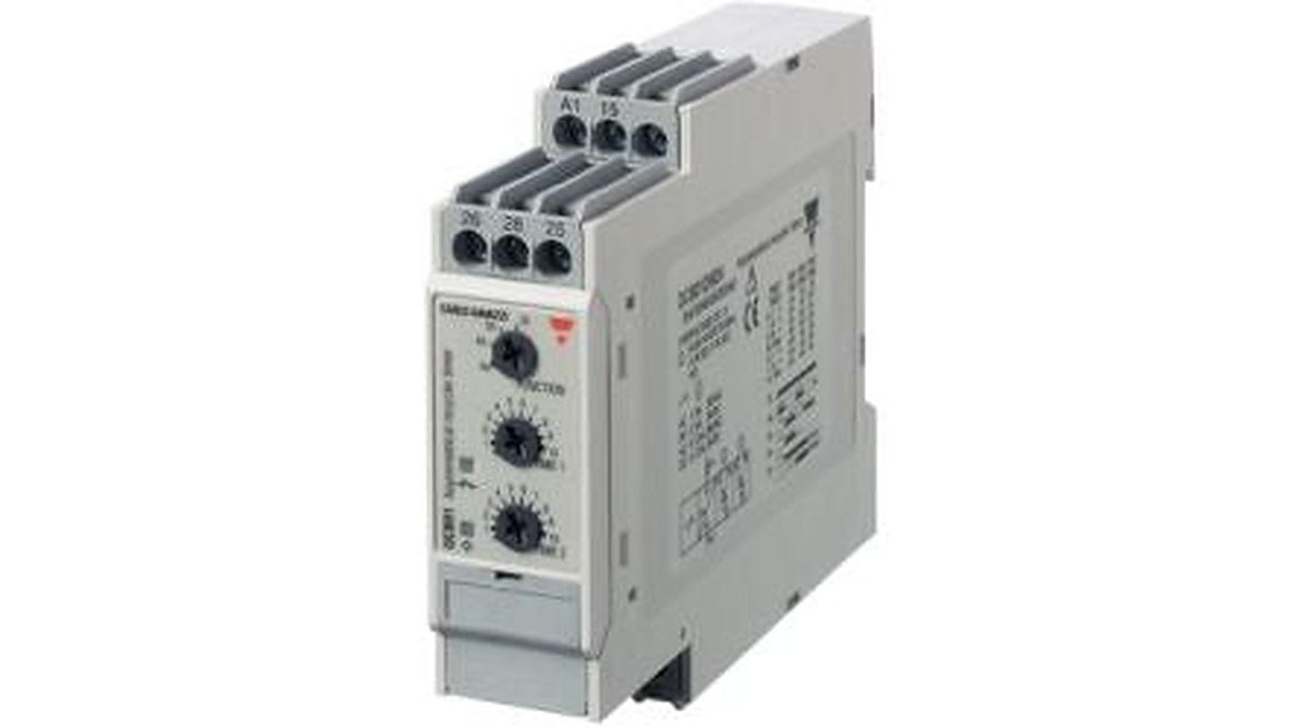 Carlo Gavazzi DCB01 Series Chassis Timer Relay, 2-Contact, 24 V dc 24V ac, 240 V ac, 0.1 to 360000 s, 4-Function, DPDT