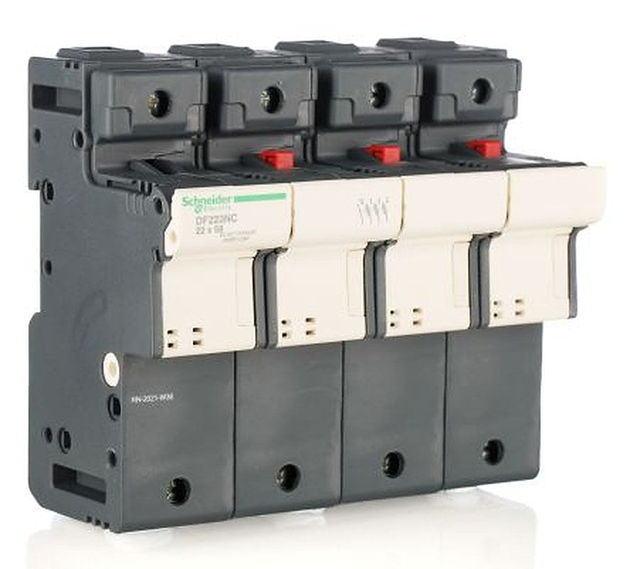Schneider Electric 125A Rail Mount Fuse Holder, 3P-Pole, 690V ac