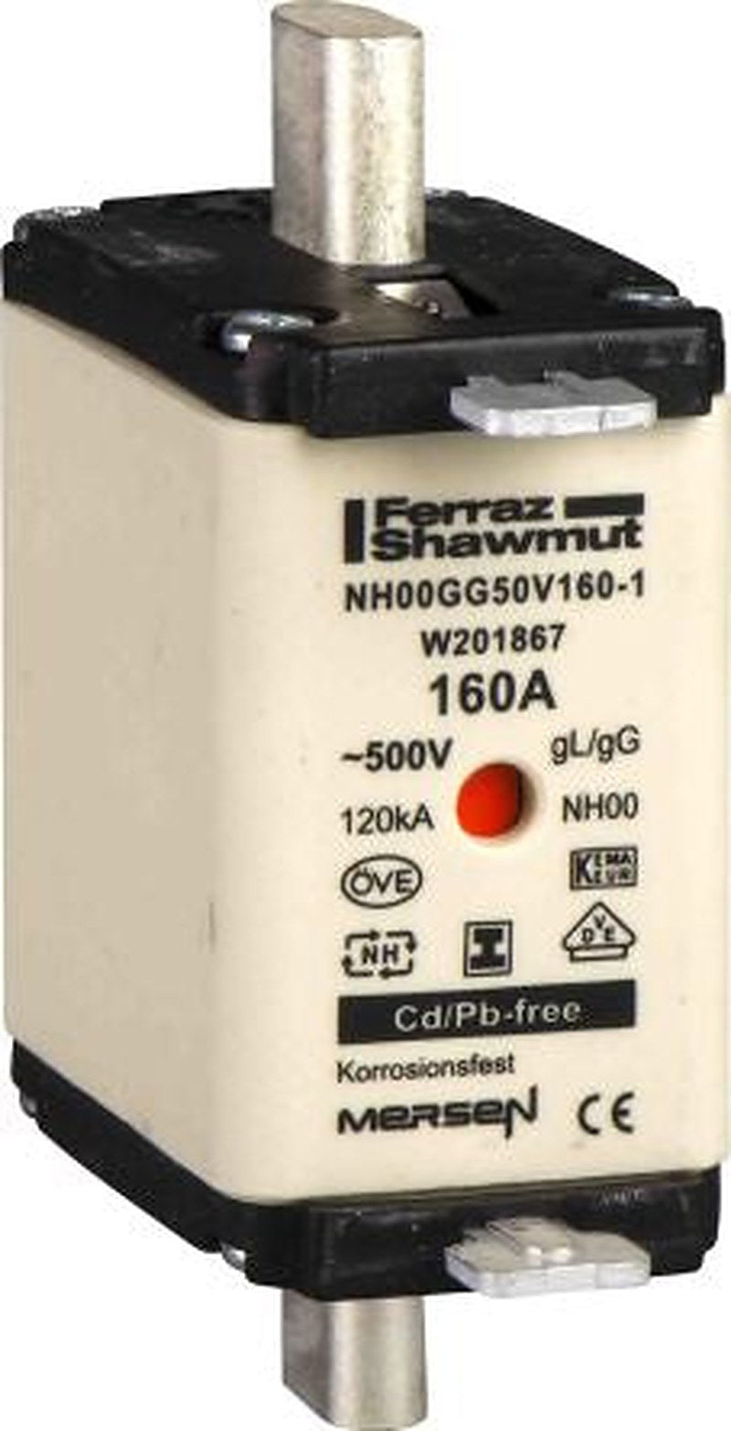 Schneider Electric 250A Centred Tag Fuse NH1 500V ac