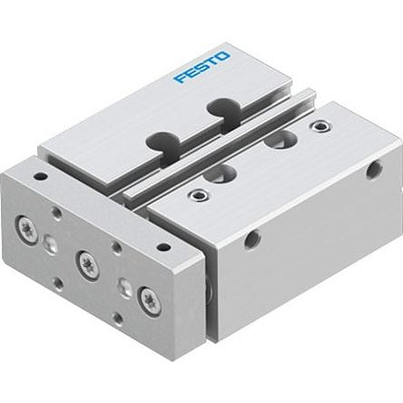 Festo Pneumatic Guided Cylinder - DFM-12-25-P-A-KF-F1A 12 mm Bore, DFM Series, 25 mm Double Acting Acting