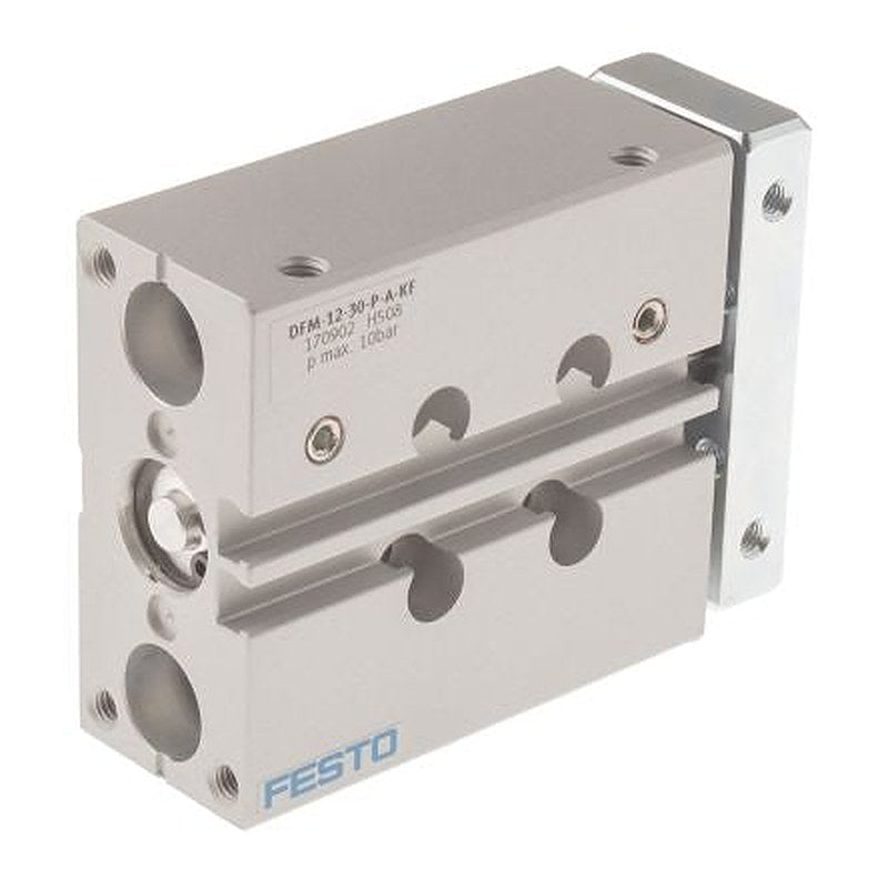 Festo Pneumatic Guided Cylinder - 170902 12 mm Bore, DFM Series, 30 mm Double Acting Acting