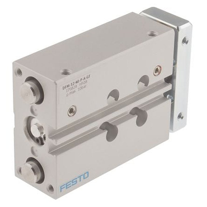 Festo Pneumatic Guided Cylinder - 170828 12 mm Bore, DFM Series, 40 mm Double Acting Acting