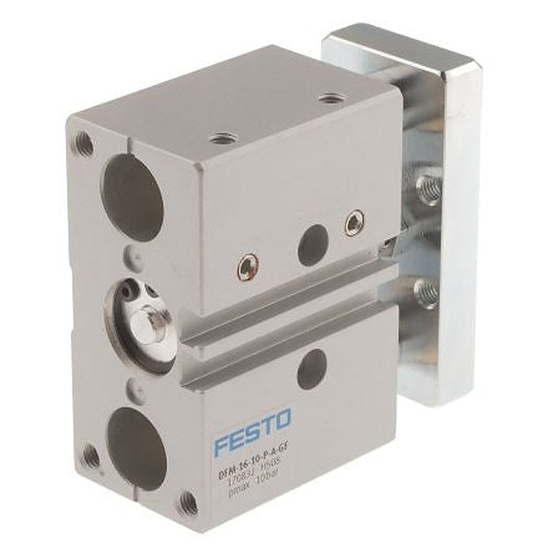 Festo Pneumatic Guided Cylinder - 170832 16 mm Bore, DFM Series, 10 mm Double Acting Acting