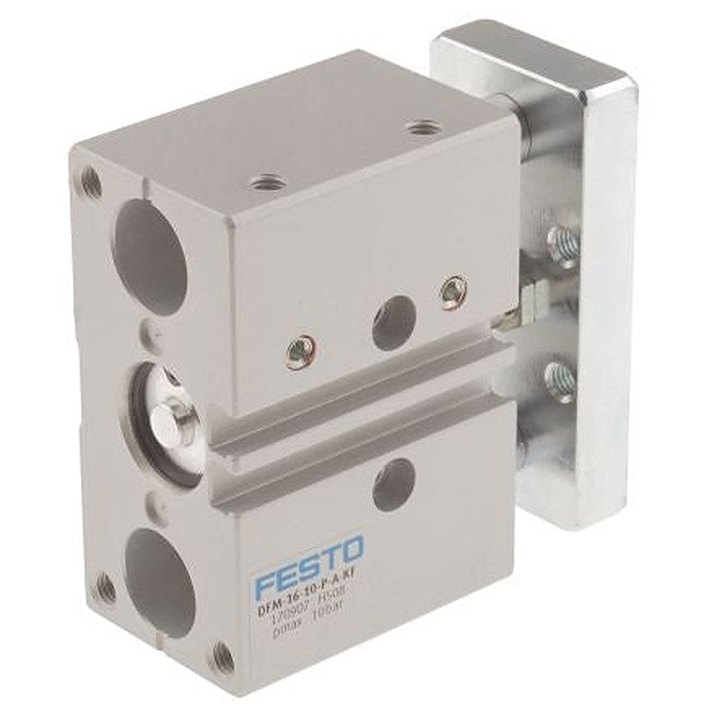 Festo Pneumatic Guided Cylinder - 170907 16 mm Bore, DFM Series, 10 mm Double Acting Acting