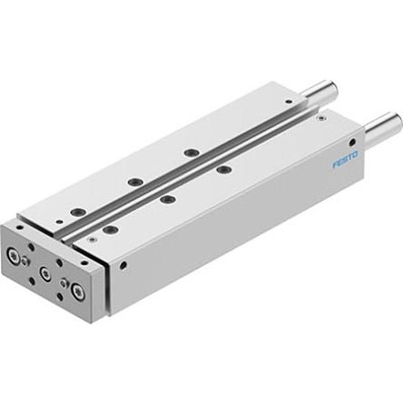Festo Pneumatic Guided Cylinder - DFM-16-125-B-PPV-A-KF 16 mm Bore, DFM Series, 125 mm Double Acting Acting