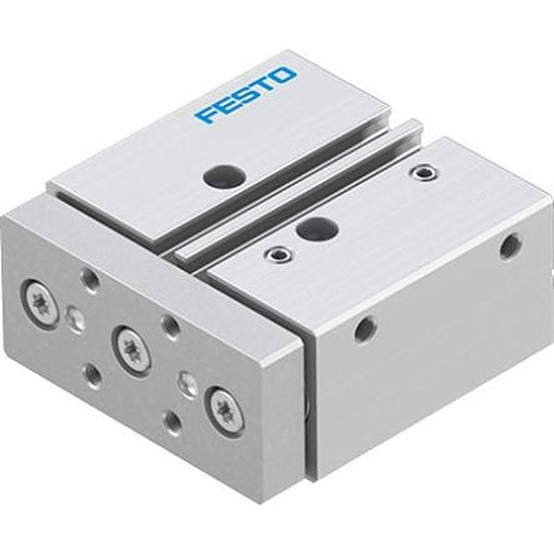 Festo Pneumatic Guided Cylinder - DFM-16-20-P-A-GF-F1A 16 mm Bore, DFM Series, 20 mm Double Acting Acting
