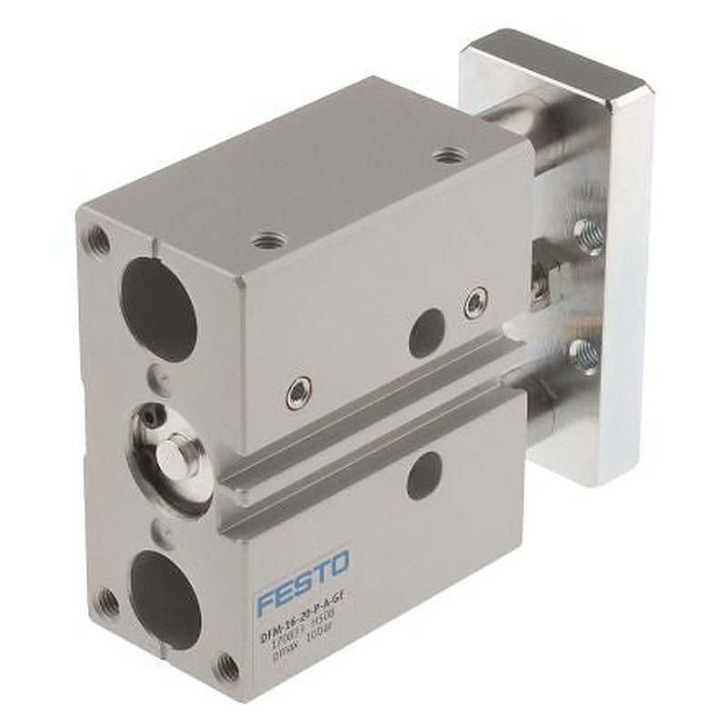 Festo Pneumatic Guided Cylinder - 170833 16 mm Bore, DFM Series, 20 mm Double Acting Acting