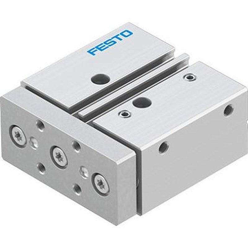 Festo Pneumatic Guided Cylinder - DFM-16-20-P-A-KF-F1A 16 mm Bore, DFM Series, 20 mm Double Acting Acting