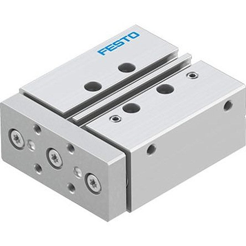 Festo Pneumatic Guided Cylinder - DFM-16-30-P-A-GF-F1A 16 mm Bore, DFM Series, 30 mm Double Acting Acting