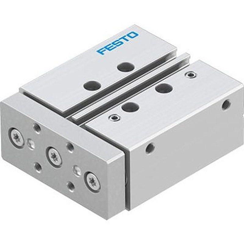 Festo Pneumatic Guided Cylinder - DFM-16-30-P-A-KF-F1A 16 mm Bore, DFM Series, 30 mm Double Acting Acting