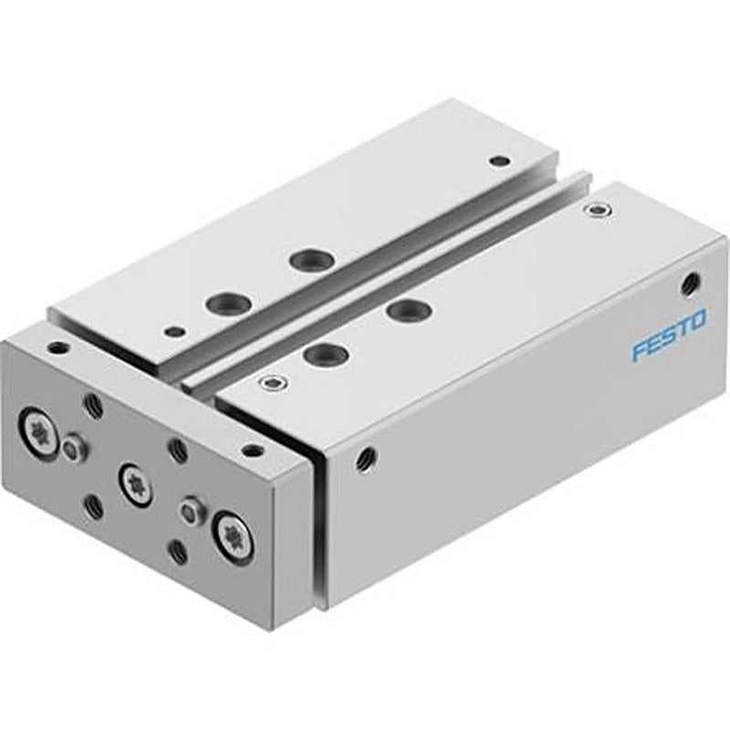 Festo Pneumatic Guided Cylinder - DFM-16-40-B-PPV-A-KF 16 mm Bore, DFM Series, 40 mm Double Acting Acting