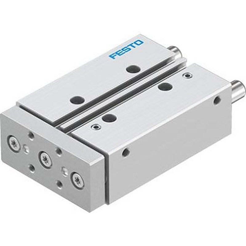 Festo Pneumatic Guided Cylinder - DFM-16-50-P-A-KF-F1A 16 mm Bore, DFM Series, 50 mm Double Acting Acting