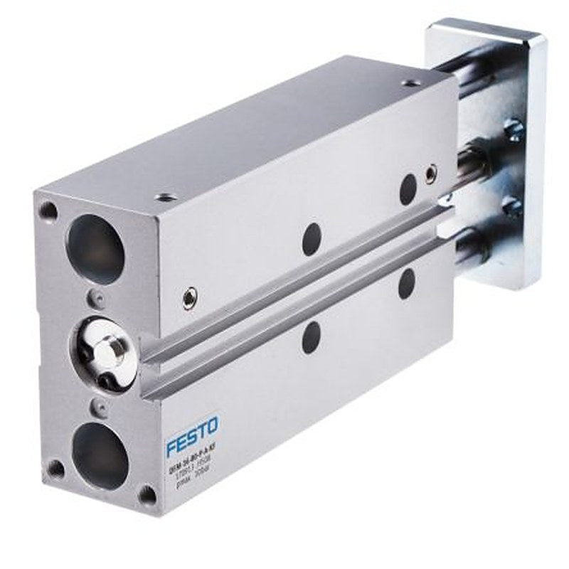 Festo Pneumatic Guided Cylinder - 170913 16 mm Bore, DFM Series, 80 mm Double Acting Acting