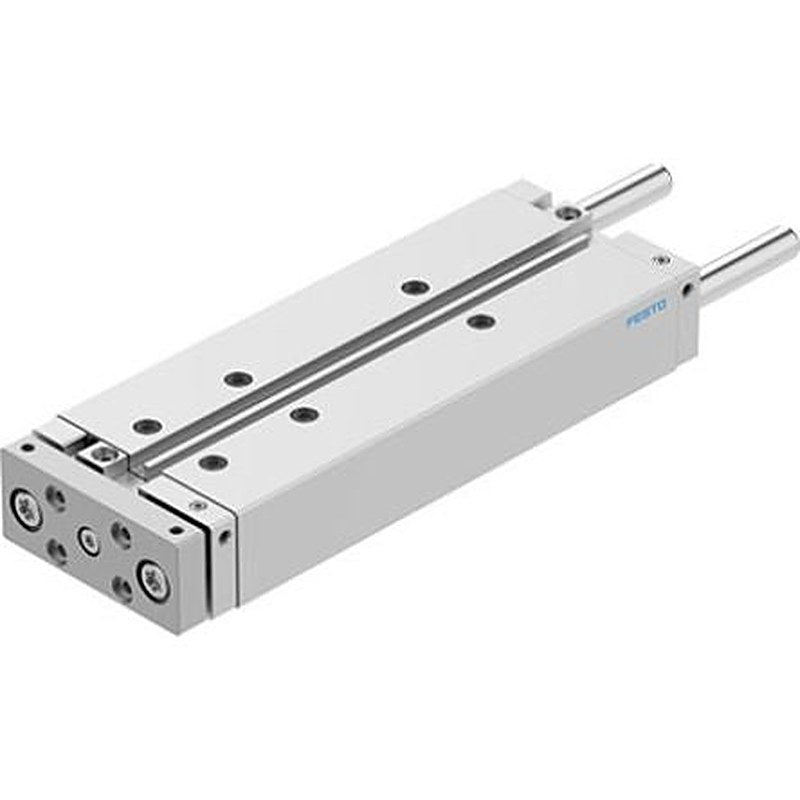 Festo Pneumatic Guided Cylinder - DFM-20-160-B-PPV-A-GF 20 mm Bore, DFM Series, 160 mm Double Acting Acting