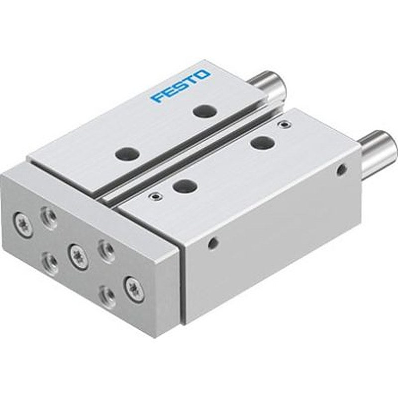 Festo Pneumatic Guided Cylinder - DFM-20-50-P-A-GF-F1A 20 mm Bore, DFM Series, 50 mm Double Acting Acting