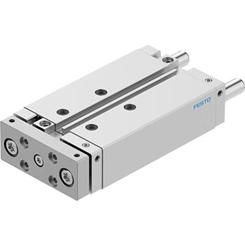 Festo Pneumatic Guided Cylinder - DFM-20-80-B-PPV-A-GF 20 mm Bore, DFM Series, 80 mm Double Acting Acting