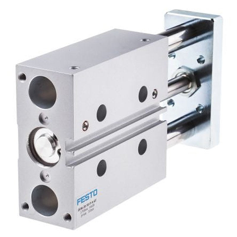 Festo Pneumatic Guided Cylinder - 170845 20 mm Bore, DFM Series, 80 mm Double Acting Acting