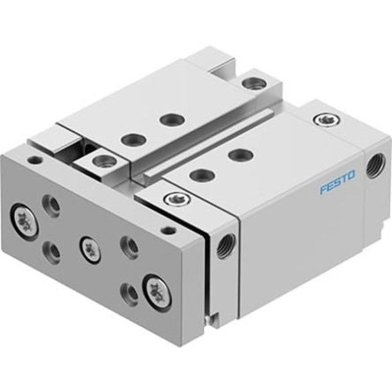 Festo Pneumatic Guided Cylinder - DFM-25-25-B-PPV-A-KF 25 mm Bore, DFM Series, 25 mm Double Acting Acting