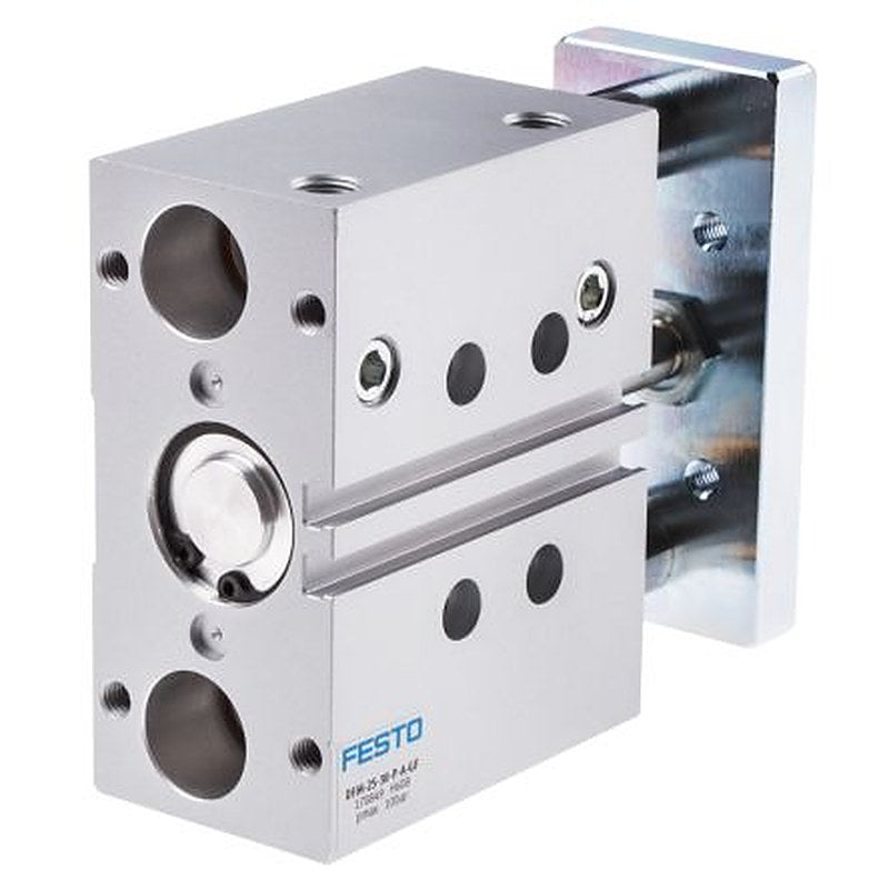 Festo Pneumatic Guided Cylinder - 170849 25 mm Bore, DFM Series, 30 mm Double Acting Acting