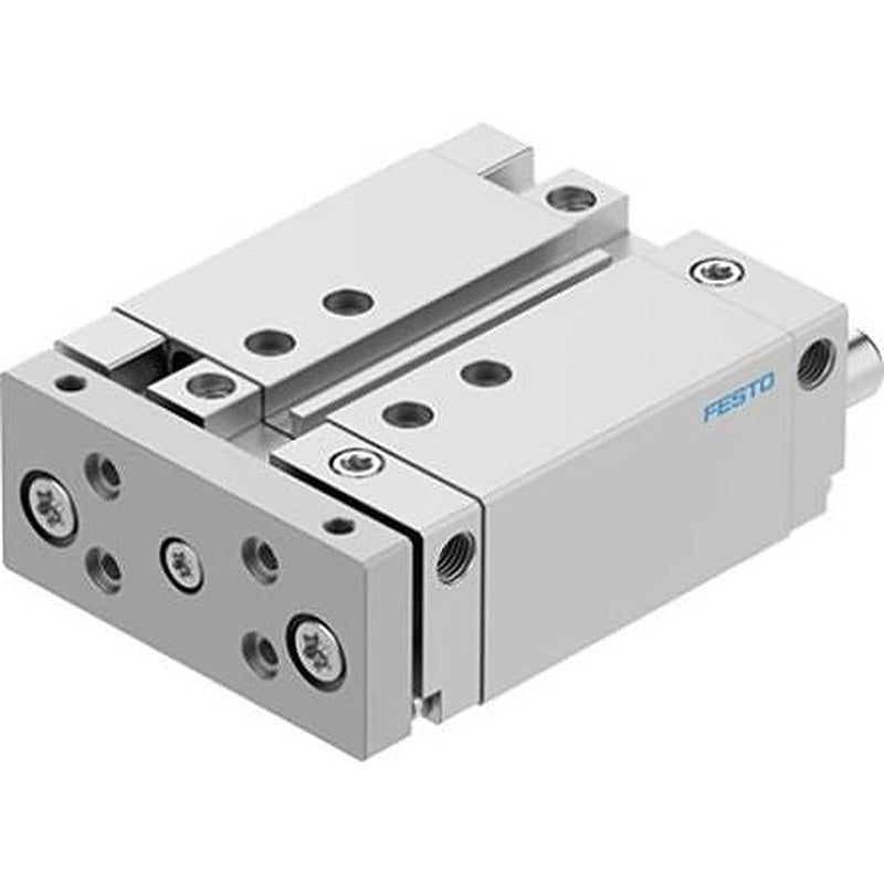 Festo Pneumatic Guided Cylinder - DFM-25-40-B-PPV-A-GF 25 mm Bore, DFM Series, 40 mm Double Acting Acting