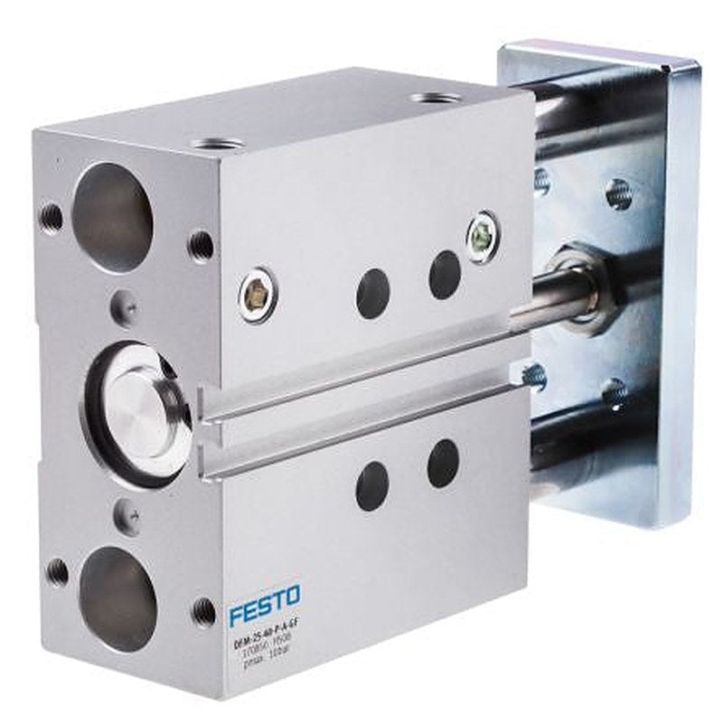 Festo Pneumatic Guided Cylinder - 170850 25 mm Bore, DFM Series, 40 mm Double Acting Acting