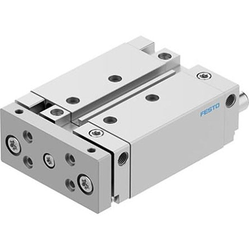 Festo Pneumatic Guided Cylinder - DFM-25-50-B-PPV-A-KF 25 mm Bore, DFM Series, 50 mm Double Acting Acting