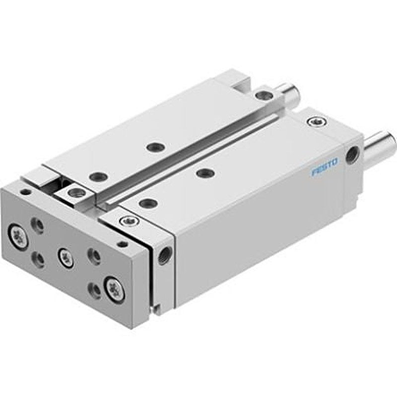 Festo Pneumatic Guided Cylinder - DFM-25-80-B-PPV-A-GF 25 mm Bore, DFM Series, 80 mm Double Acting Acting