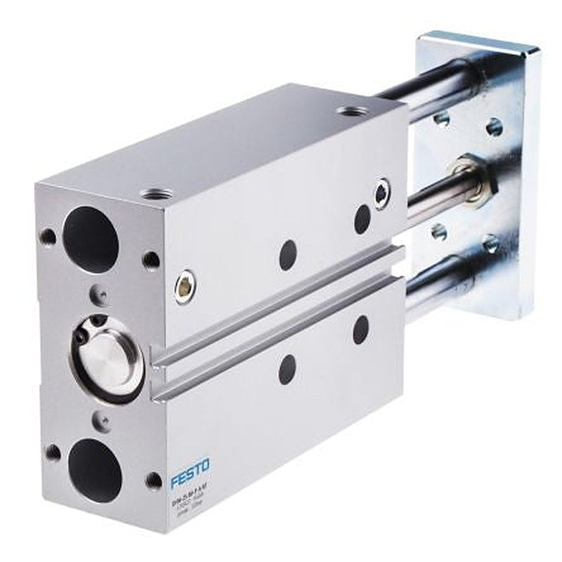 Festo Pneumatic Guided Cylinder - 170927 25 mm Bore, DFM Series, 80 mm Double Acting Acting